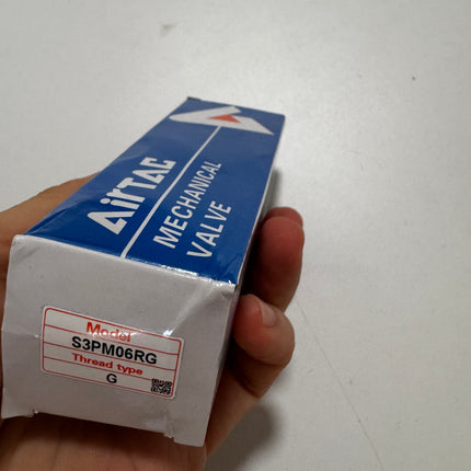 Airtac S3PM-06: Manual Valve. 3 Way - S3PM06RG