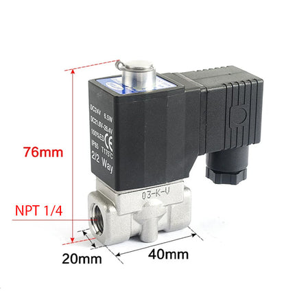 Airtac 2KL030-08: 2 Way Solenoid Valve - 2KL03008BT