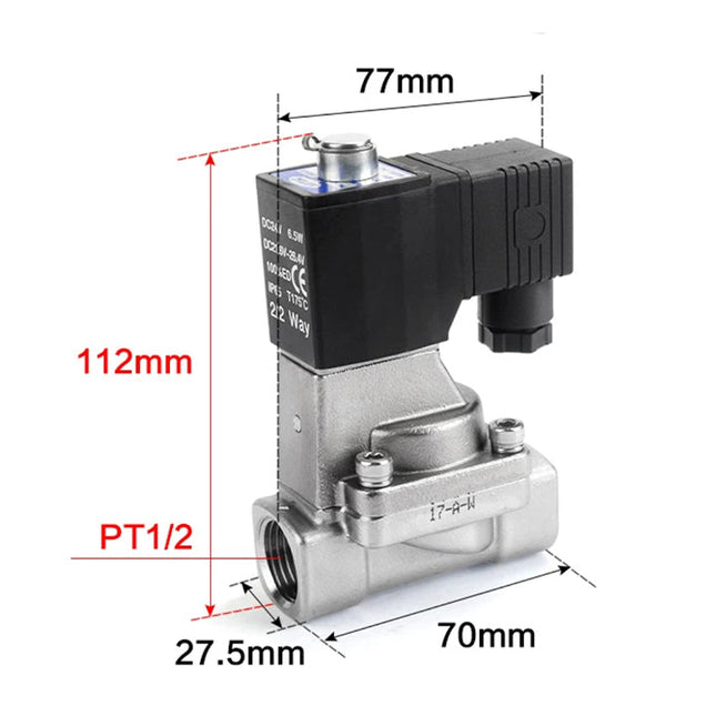 Airtac 2KL150-15: 2 Way Solenoid Valve - 2KL15015A