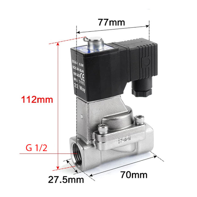 Airtac 2KL150-15: 2 Way Solenoid Valve - 2KL15015AG