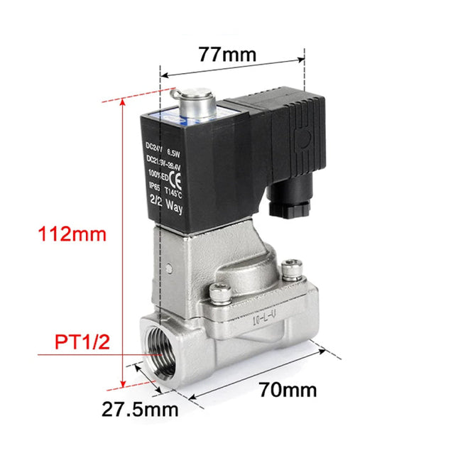 Airtac 2KS150-15: 2 Way Solenoid Valve - 2KS15015A