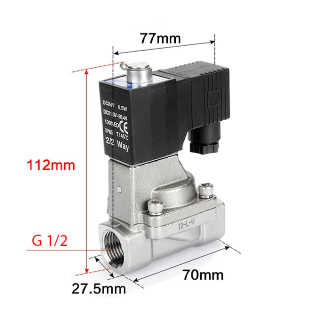 Airtac 2KS150-15: 2 Way Solenoid Valve - 2KS15015AG