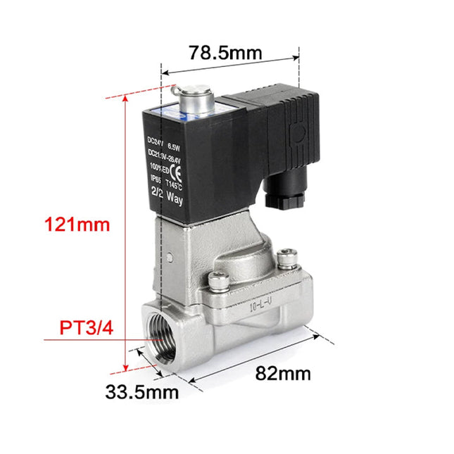 Airtac 2KS200-20: 2 Way Solenoid Valve - 2KS20020B