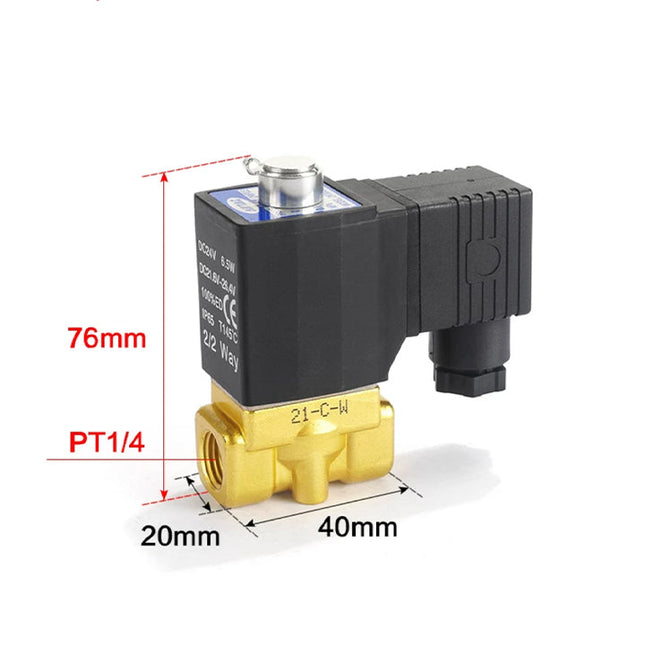 Airtac 2KW030-08: 2 Way Solenoid Valve - 2KW03008A