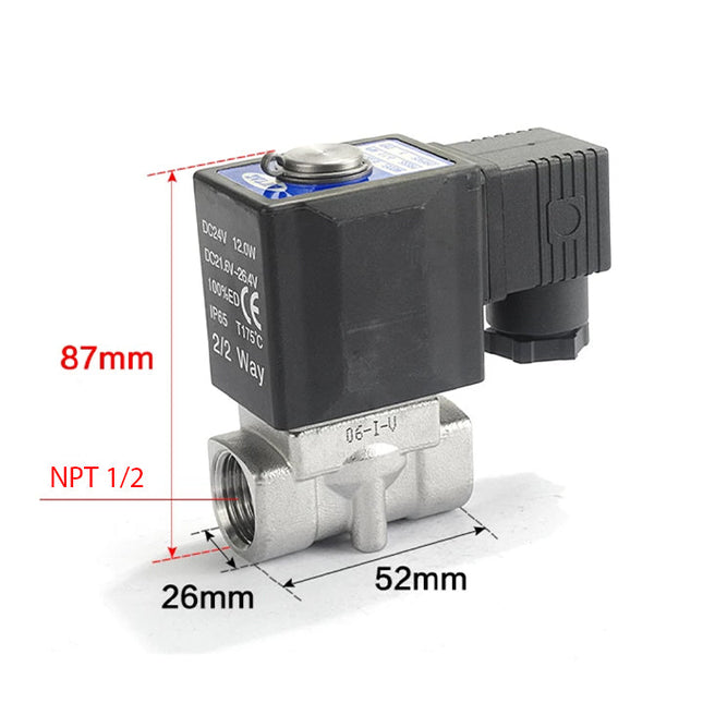 Airtac 2L050-15: 2 Way Solenoid Valve - 2L05015BT