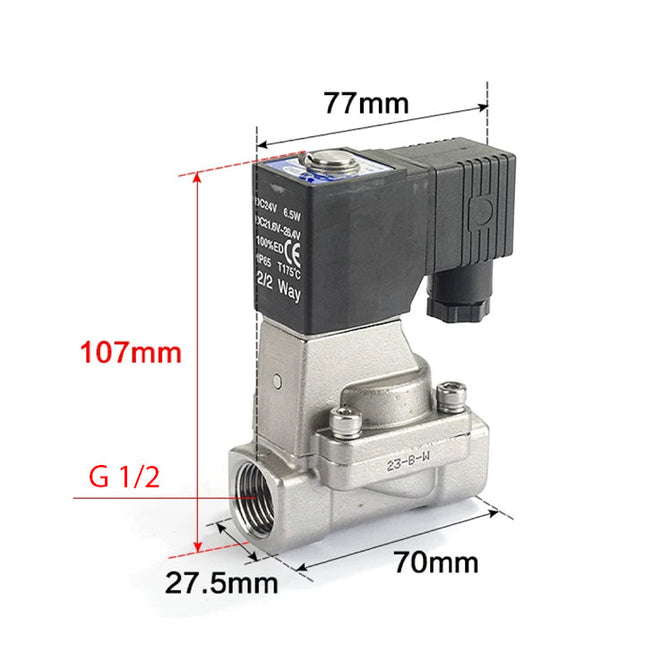 Airtac 2L150: 2 Way Solenoid Valve - 2L15015AG