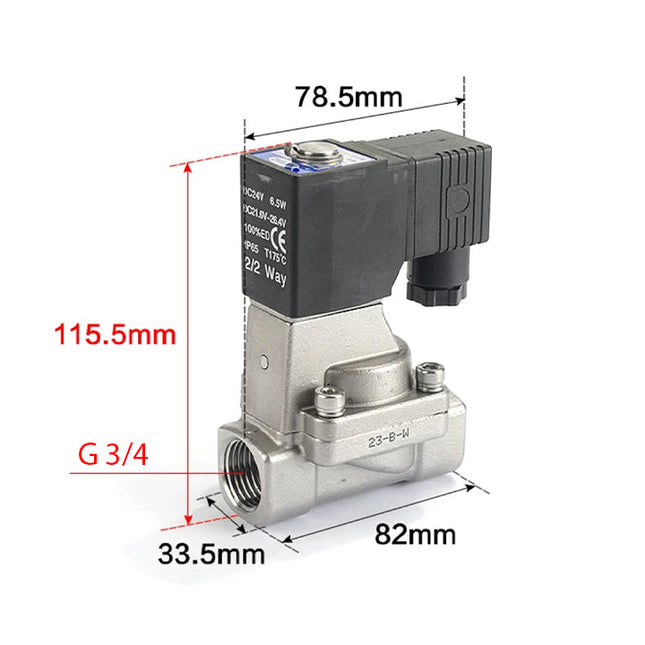 Airtac 2L200-20: 2 Way Solenoid Valve - 2L20020BG
