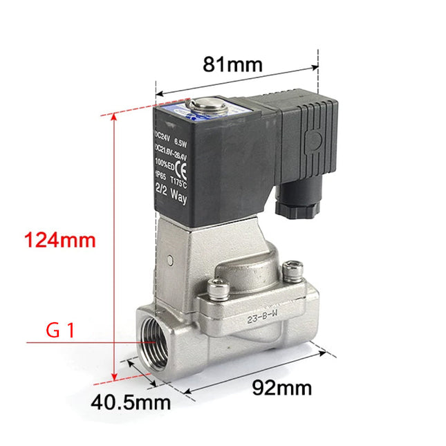 Airtac 2L250-25: 2 Way Solenoid Valve - 2L25025AG