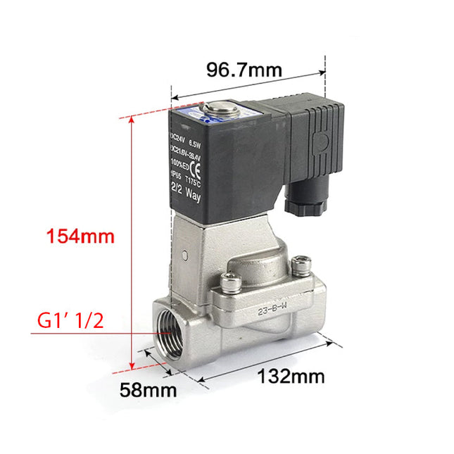 Airtac 2L400-40: 2 Way Solenoid Valve - 2L40040BG