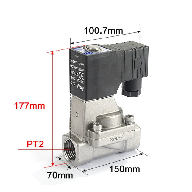 Airtac 2L500-50: 2 Way Solenoid Valve - 2L50050B