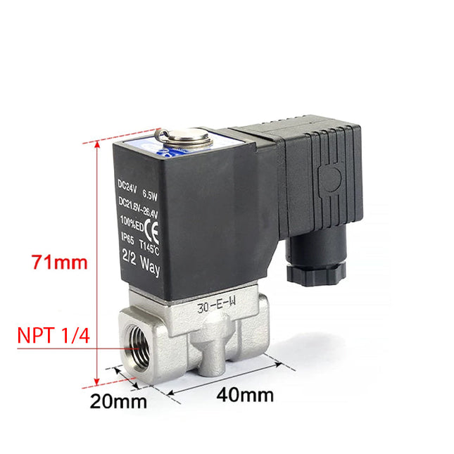 Airtac 2S030-08: 2 Way Solenoid Valve - 2S03008AT