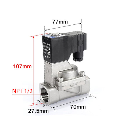 Airtac 2S150-15: 2 Way Solenoid Valve - 2S15015BT