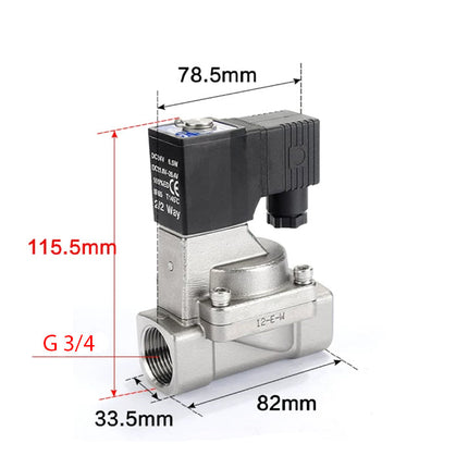 Airtac 2S200-20: 2 Way Solenoid Valve - 2S20020AG