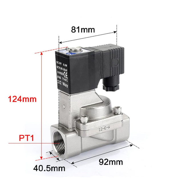 Airtac 2S250-25: 2 Way Solenoid Valve - 2S25025A