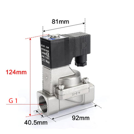 Airtac 2S250-25: 2 Way Solenoid Valve - 2S25025AG