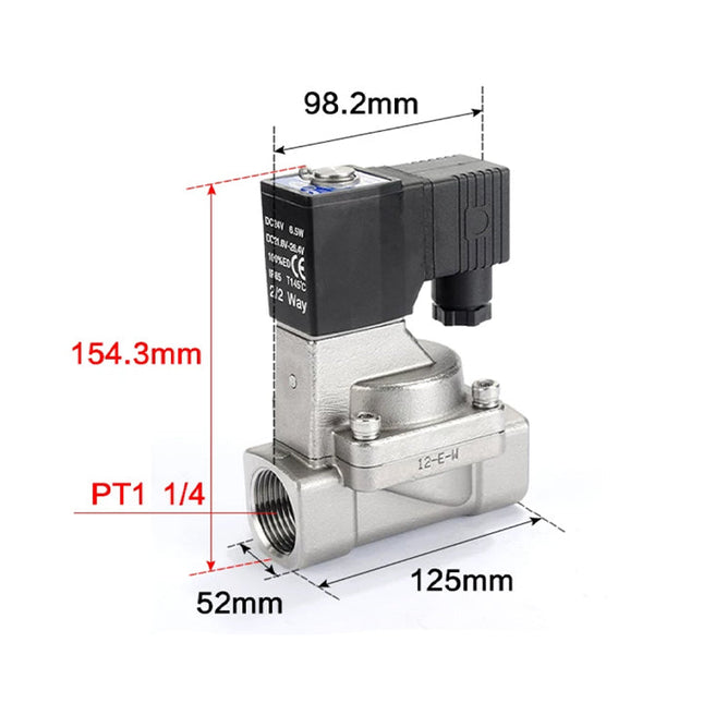 Airtac 2S320-32: 2 Way Solenoid Valve - 2S32032A