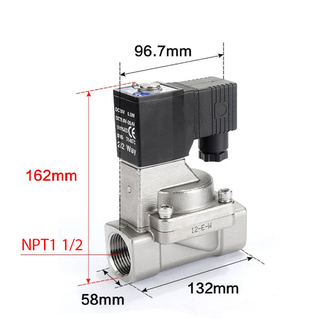 Airtac 2S400-40: 2 Way Solenoid Valve - 2S40040BT