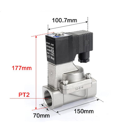 Airtac 2S500-50: 2 Way Solenoid Valve - 2S50050A