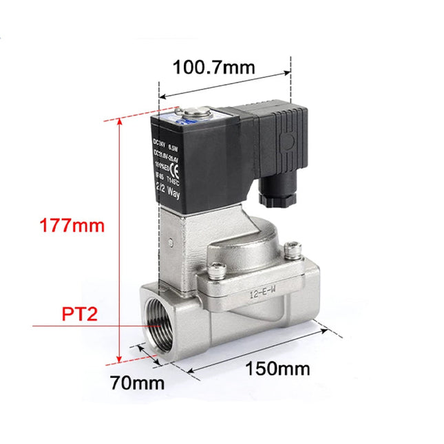 Airtac 2S500-50: 2 Way Solenoid Valve - 2S50050A