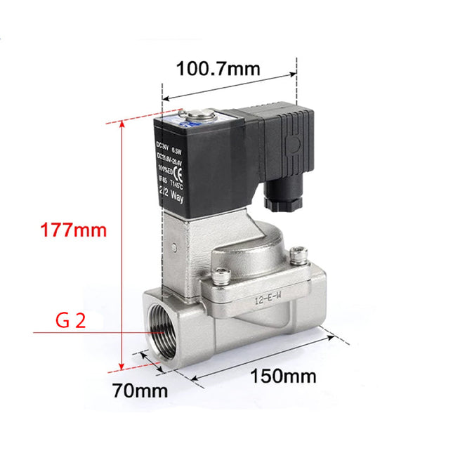Airtac 2S500-50: 2 Way Solenoid Valve - 2S50050BG