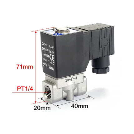 Airtac 2ST030-08: 2 Way Solenoid Valve - 2ST03008B