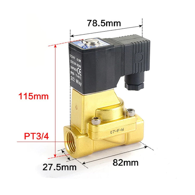 Airtac 2W200-20: 2 Way Solenoid Valve - 2W20020A