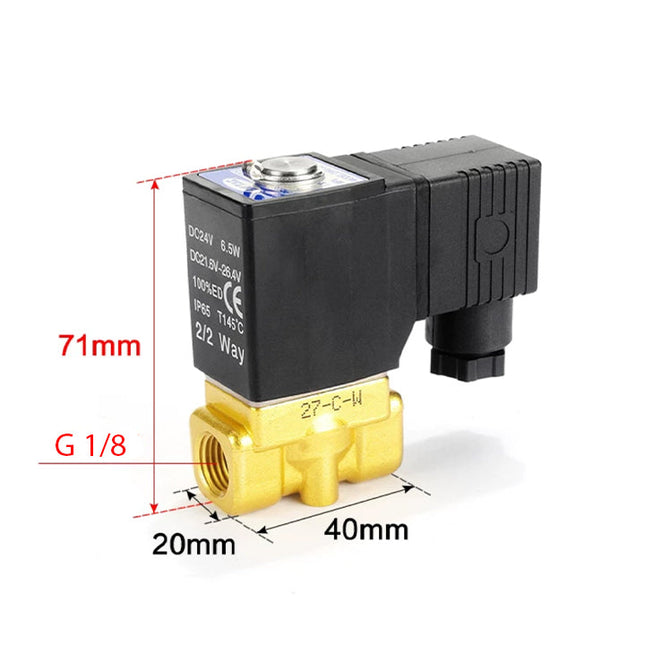 Airtac 2WH030-06: 2 Way Solenoid Valve - 2WH03006AG
