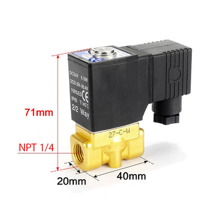 Airtac 2WT030-08: 2 Way Solenoid Valve - 2WT03008BT