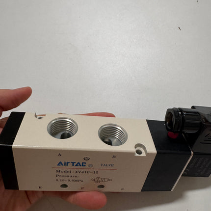 Airtac 4V410-15: Solenoid Air Valve - 4V41015E
