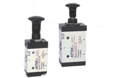 Airtac 3L110-06: Push Pull Valve. 3 Way - 3L21006