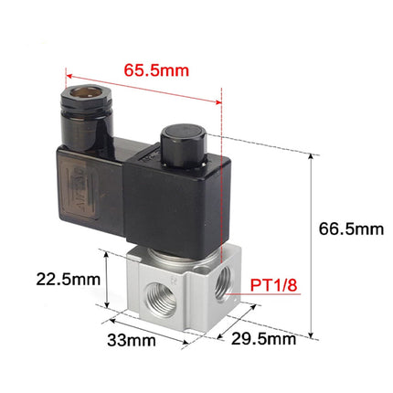 Airtac 3V2-06-NC: Solenoid valve(3/2 way) - 3V206NCF