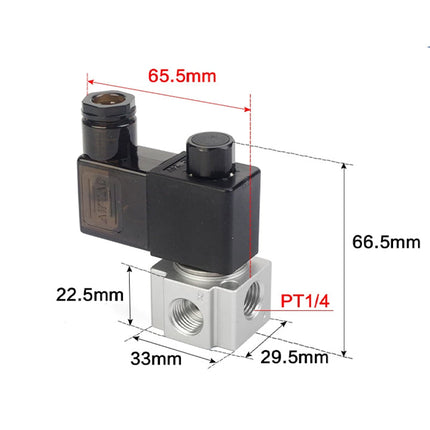 Airtac 3V2-08-NC: Solenoid valve(3/2 way) - 3V208NCE
