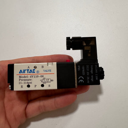 Airtac 4V110-06: Solenoid Air Valve - 4V11006BT