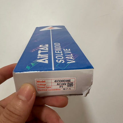Airtac 4V330E-08: Solenoid Air Valve - 4V330E08E