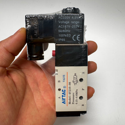 Airtac 4V210-08: Solenoid Air Valve - 4V21008A-W