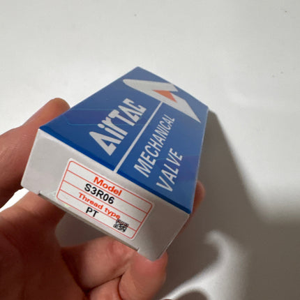 Airtac S3R-06: Manual Valve. 3 Way - S3R06