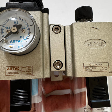 Airtac GTFC200-08: Air Lubricator(short PC bowl) - GTFC20008LWG
