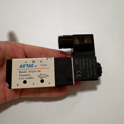 Airtac 4V210-08: Solenoid Air Valve - 4V21008E-W