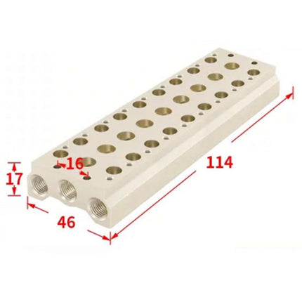 Airtac 7V0500M: Pneumatic Air Valve Manifold  - 7V0500M9FT