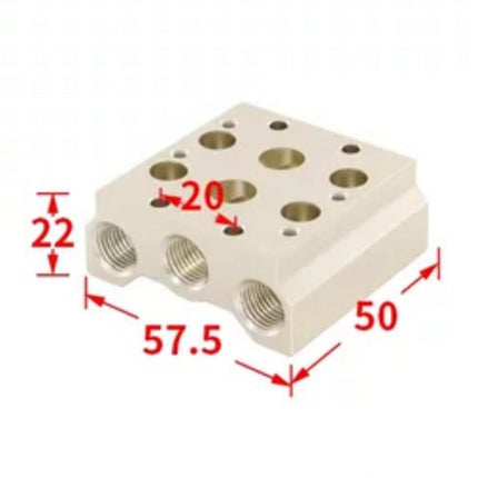 Airtac 7V100M: Pneumatic Air Valve Manifold  - 7V100M2FT