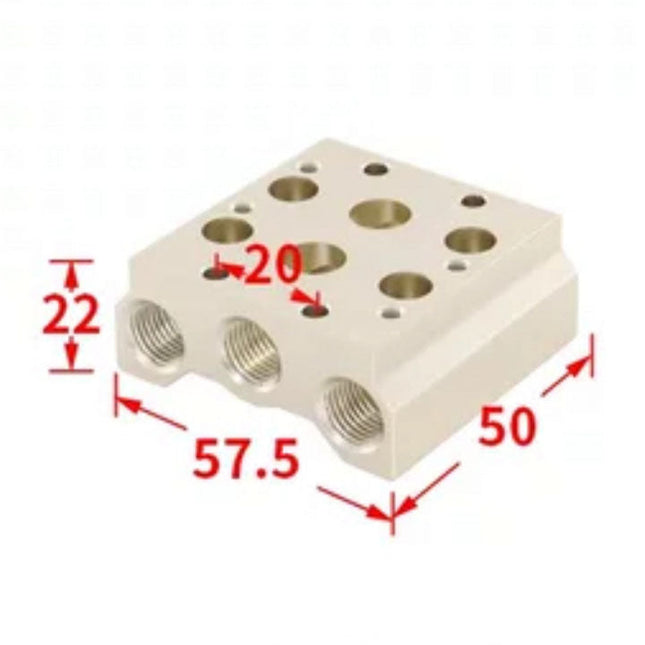 Airtac 7V100M: Pneumatic Air Valve Manifold  - 7V100M2FG