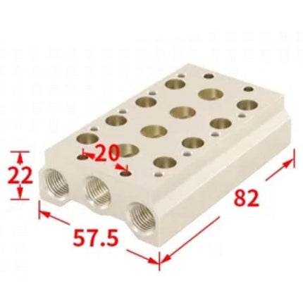 Airtac 7V100M: Pneumatic Air Valve Manifold  - 7V100M4F