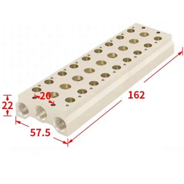 Airtac 7V100M: Pneumatic Air Valve Manifold  - 7V100M9F