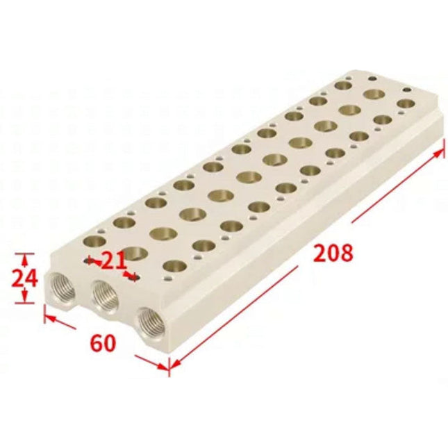 Airtac 7V200M: Pneumatic Air Valve Manifold  - 7V200M10FG