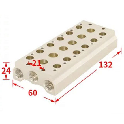 Airtac 7V200M: Pneumatic Air Valve Manifold  - 7V200M6F
