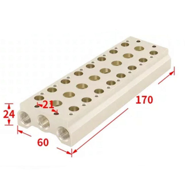 Airtac 7V200M: Pneumatic Air Valve Manifold  - 7V200M8FG
