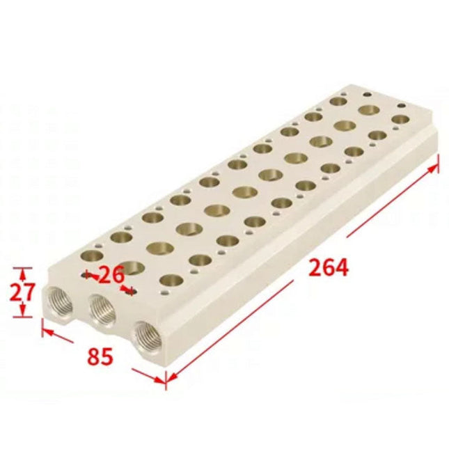 Airtac 7V300M: Pneumatic Air Valve Manifold  - 7V300M10F