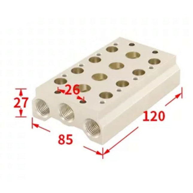 Airtac 7V300M: Pneumatic Air Valve Manifold  - 7V300M4FG