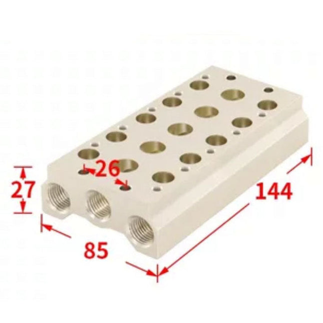 Airtac 7V300M: Pneumatic Air Valve Manifold  - 7V300M5FT