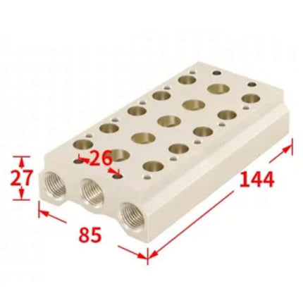 Airtac 7V300M: Pneumatic Air Valve Manifold  - 7V300M5FG